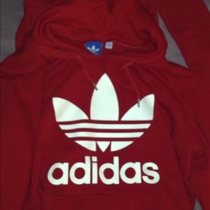 Red Adidas Sweatshirt